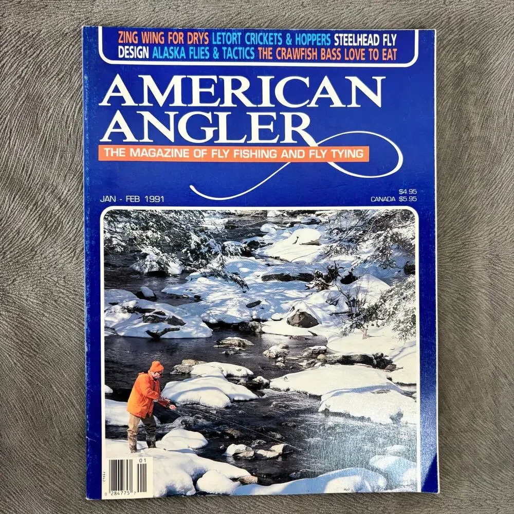 American Angler Magazine Lot of 4 Issues Vintage 1991-1996 Fly Fishing Fly Tying